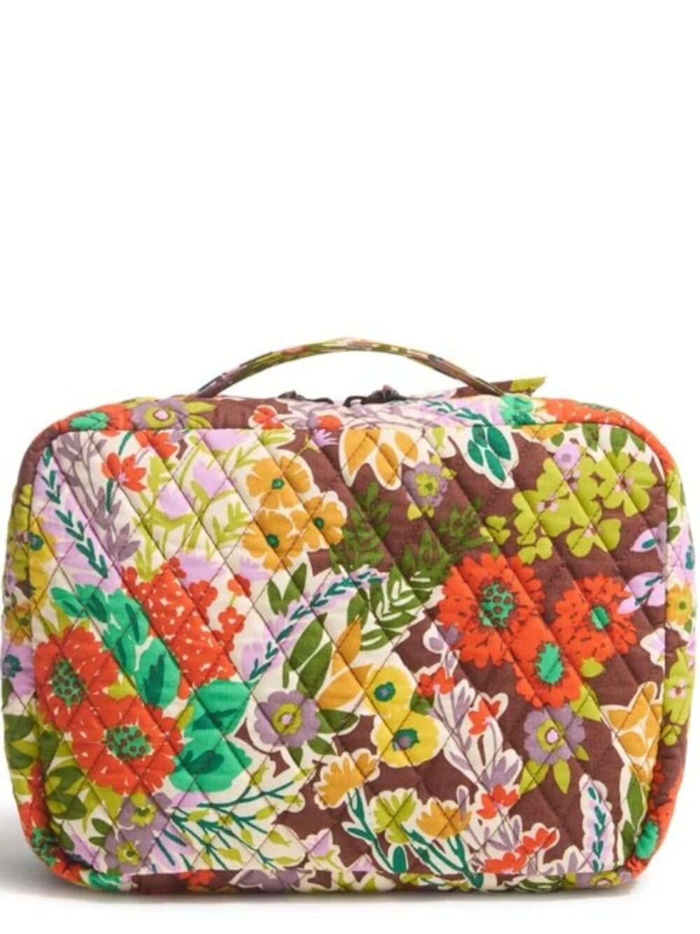 Vera Bradley Essential Lay Flat Travel Organizer in Evening Garden (cotton)